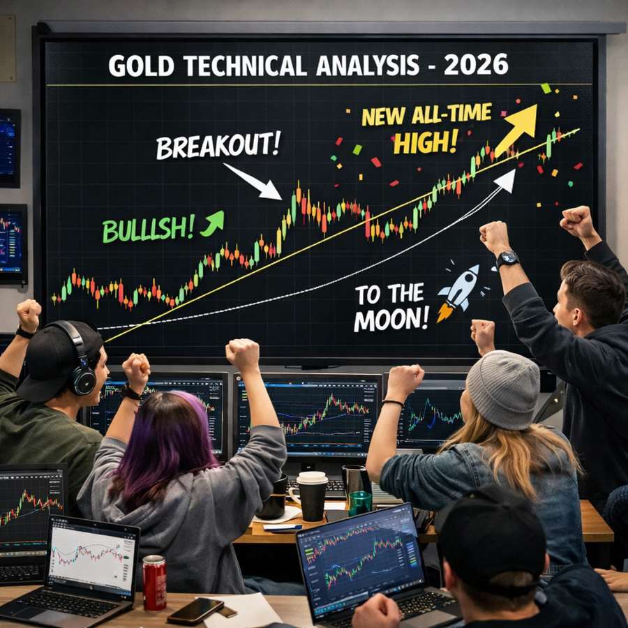 Gold technical analysis for the start of 2026 is bullish