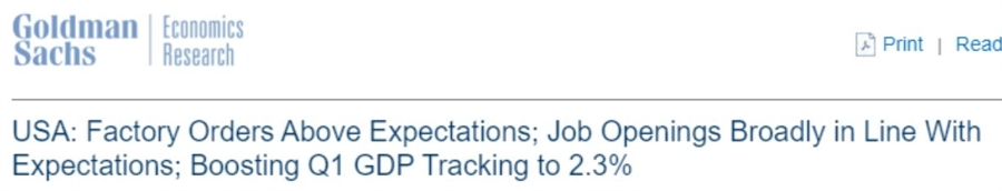 Goldman Sachs gdp tracker q1 2024 2