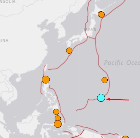 Guam earthquake 14 February 2022