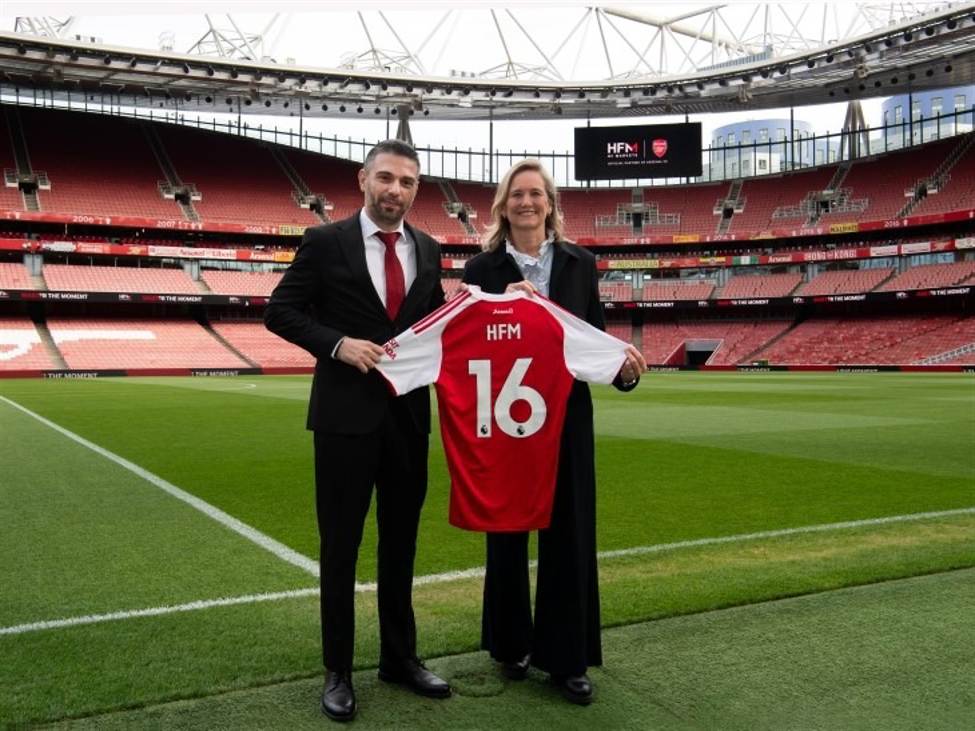 HFM AND ARSENAL ANNOUNCE MULTI-YEAR, GLOBAL PARTNERSHIP