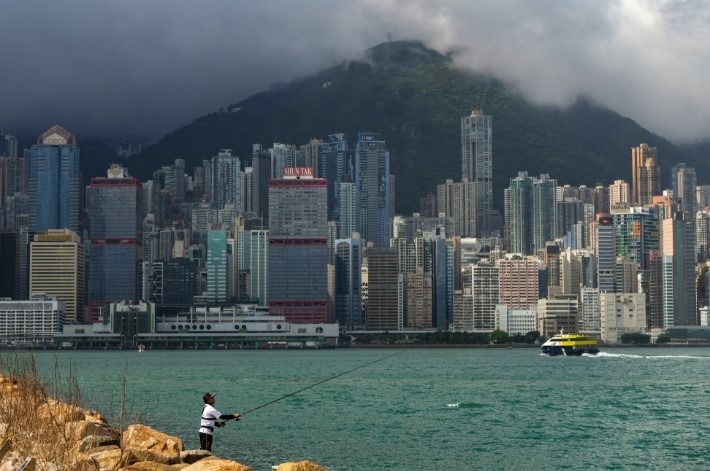 Hong Kong typhoon