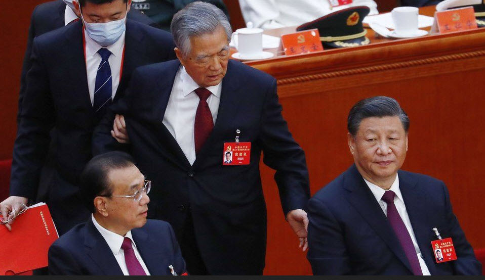 Hu Jintao and Xi