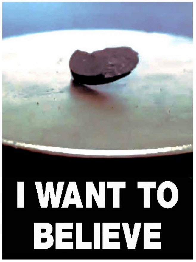 I want to believe