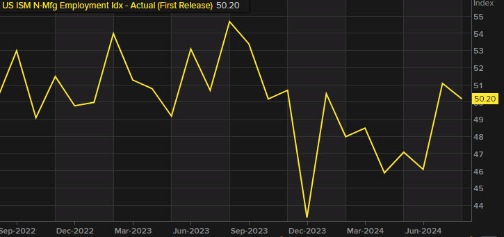 ISM employment