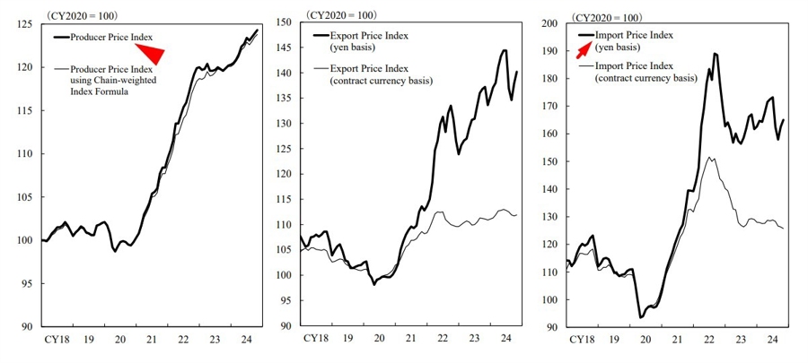 Japan November 2024 ppi cgpi 2