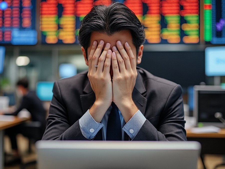 Japan broker head in hands 2