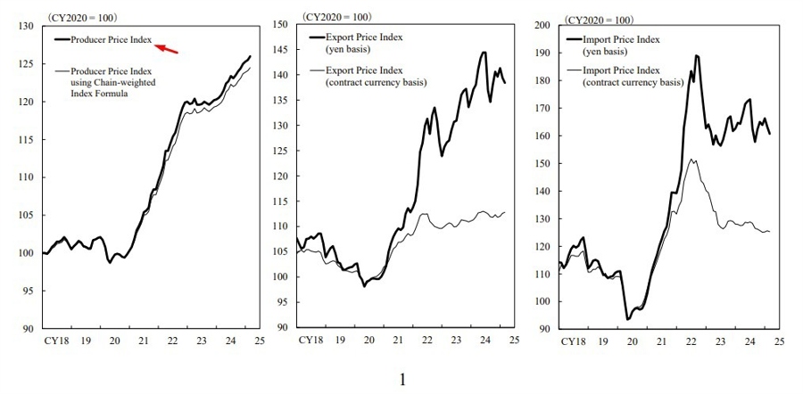 Japan march 2025 ppi cgpr 2