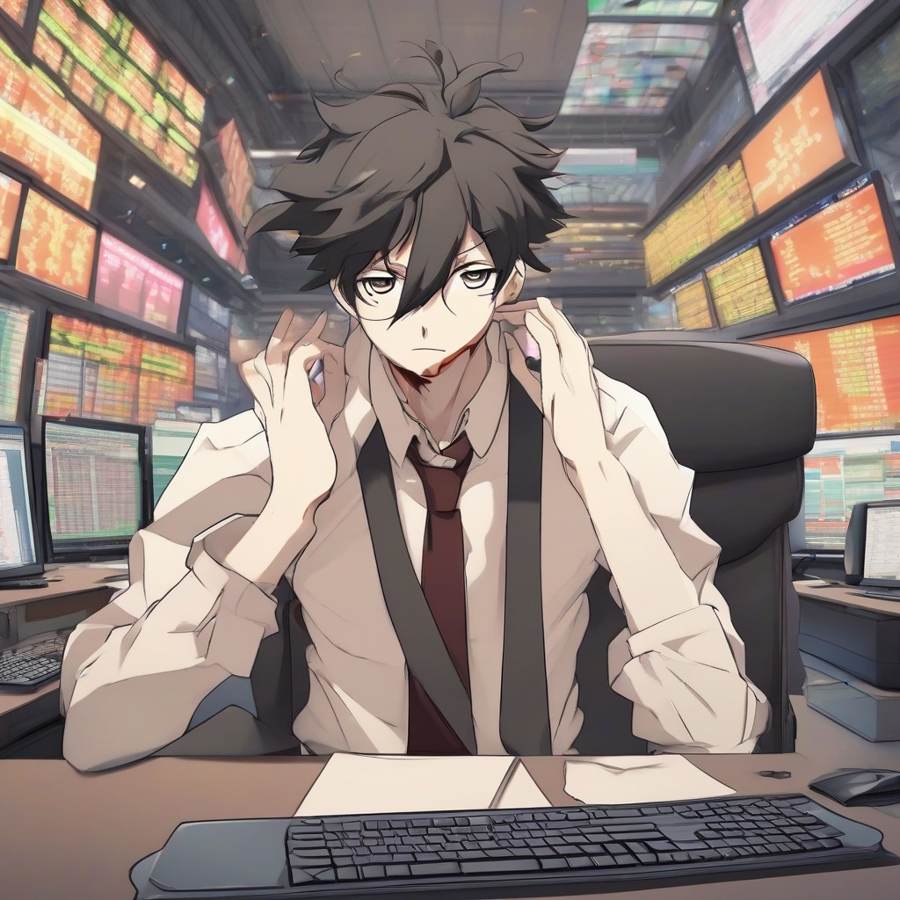 Japan market collapse anime