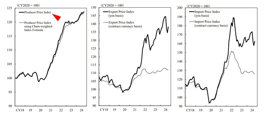 Japan ppi cgpi October 2024 2