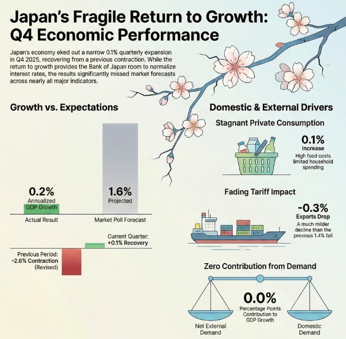 Japan's Fragile Return to Growth q4 2025 gdp