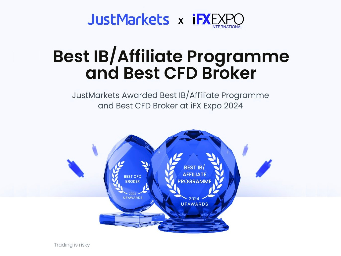 JustMarkets Awarded Best CFD Broker and Best IB/Affiliate Programme within  UF Awards 2024 | investingLive