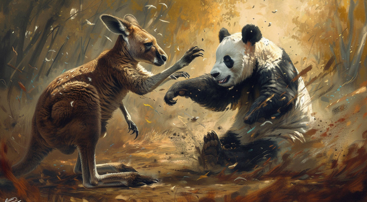 Kangaroo vs Panda