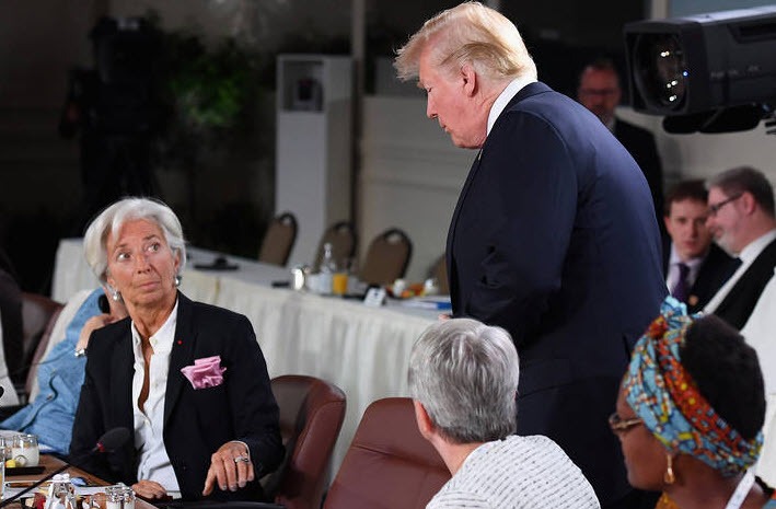 Lagarde Trump