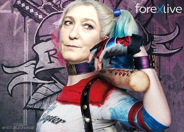 Le Pen superhero meme