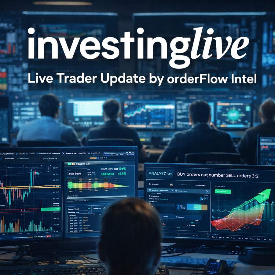 Live Nasdaq Trader Update by orderFlow Intel @ investingLive