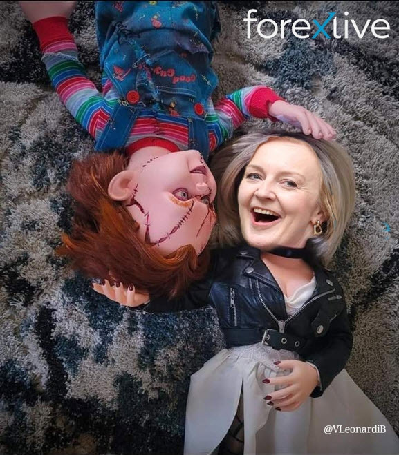 Liz Truss meme chucky