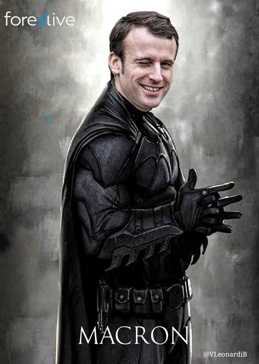 Macron Batman meme