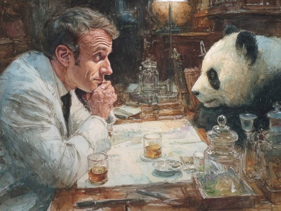 Macron threatens tariffs on China 