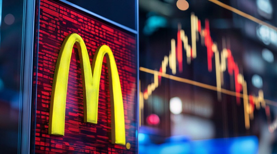 McDonalds stock MCD image