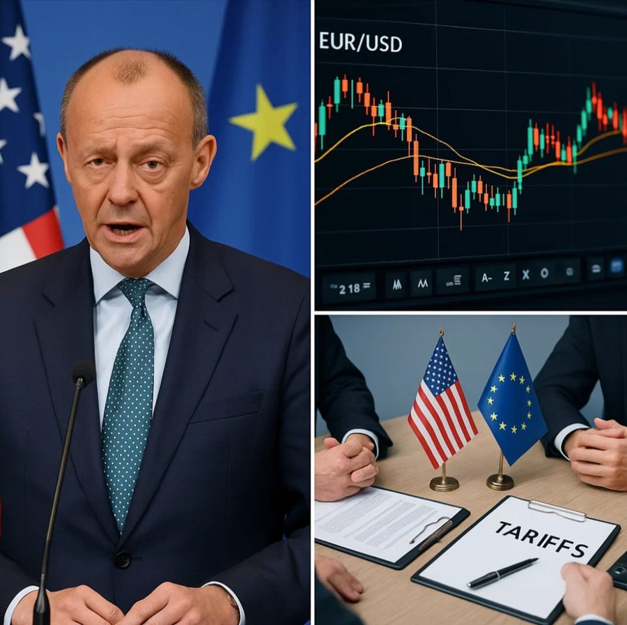 Merz Tariff Warning Jolts EURUSD Traders