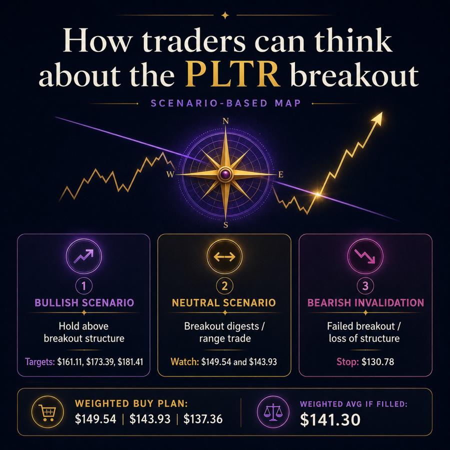 My PLTR stock scenario map from here, 01 June 2026