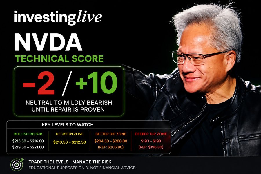 NVDA stock score still bearish at investingLive.com, 28 May