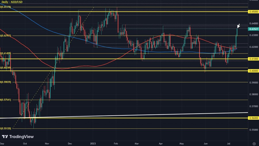 NZDUSD D1 13-07