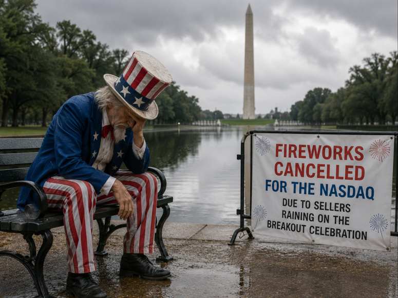 Nasdaq fireworks cancelled