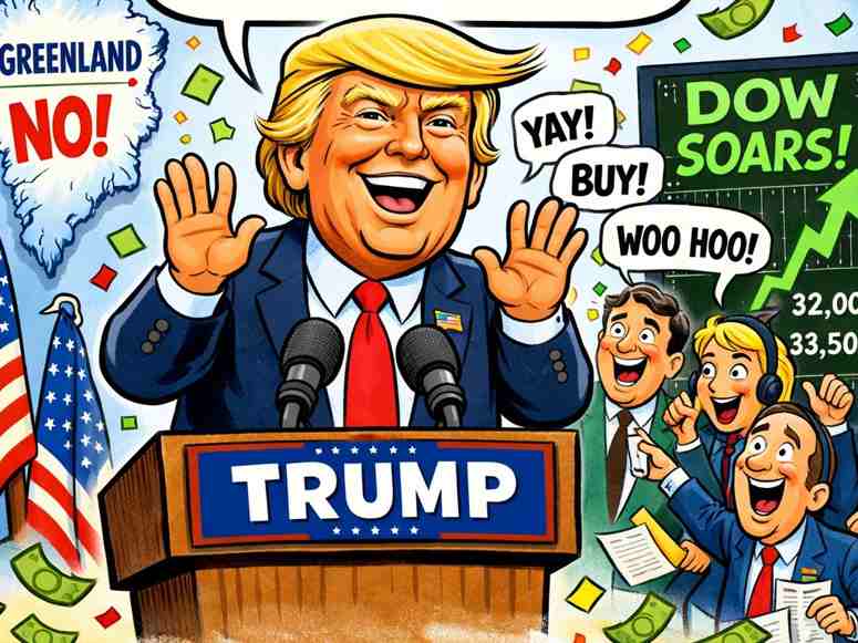 Nasdaq technical analysis after Trump's speech at Davos