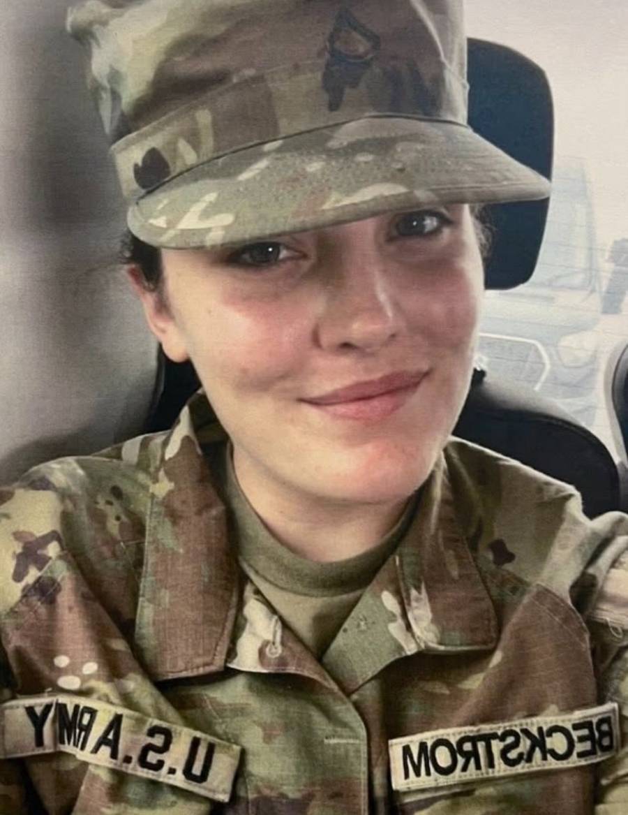 National Guard member Sarah Beckstrom has died of her injuries 2