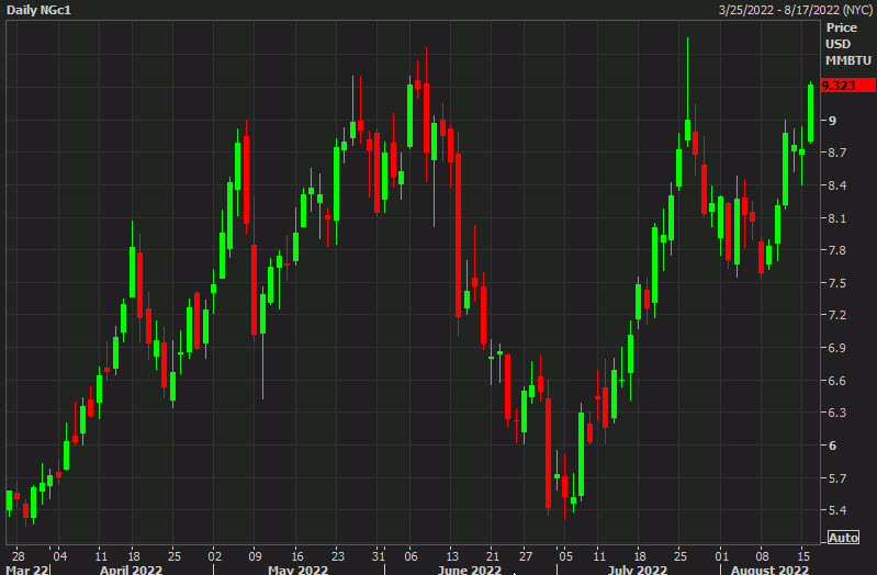 Natural gas daily