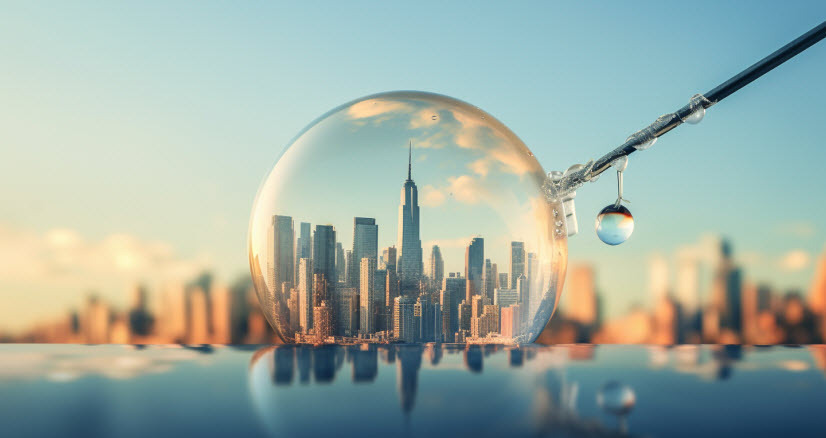 Needle real estate bubble