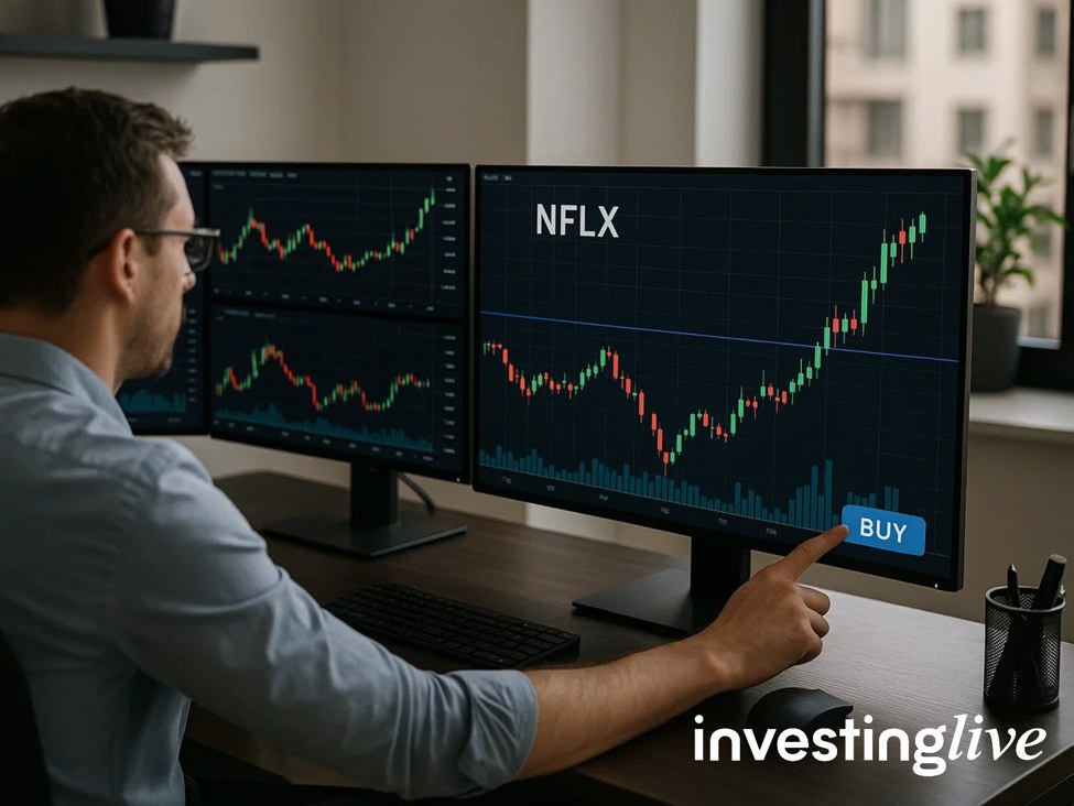 Netflix steps higher with technicals leading the way