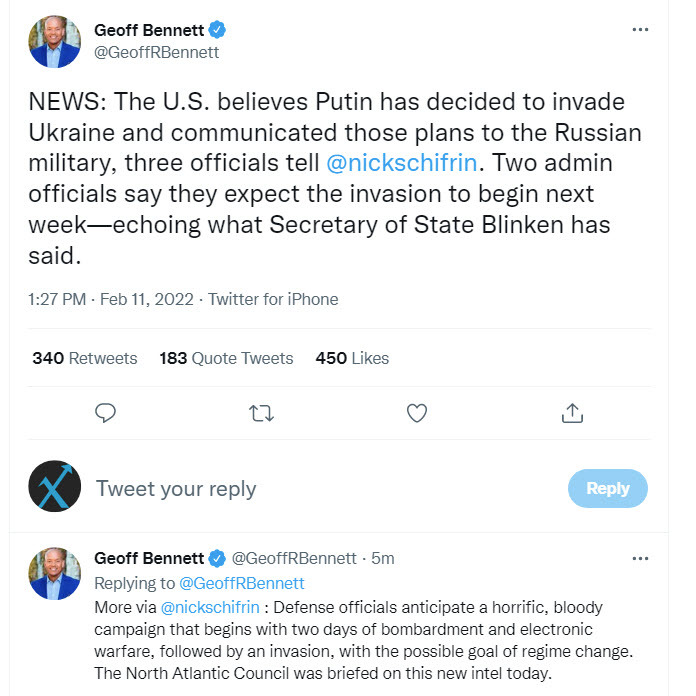 Newshour tweet