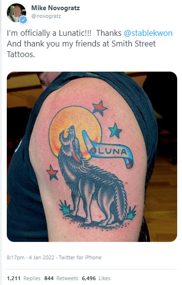 Novogratz tattoo