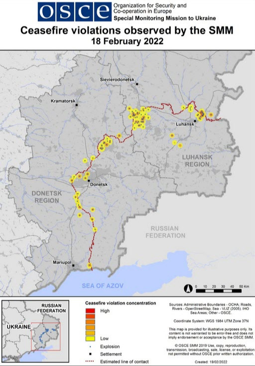 OSCE map