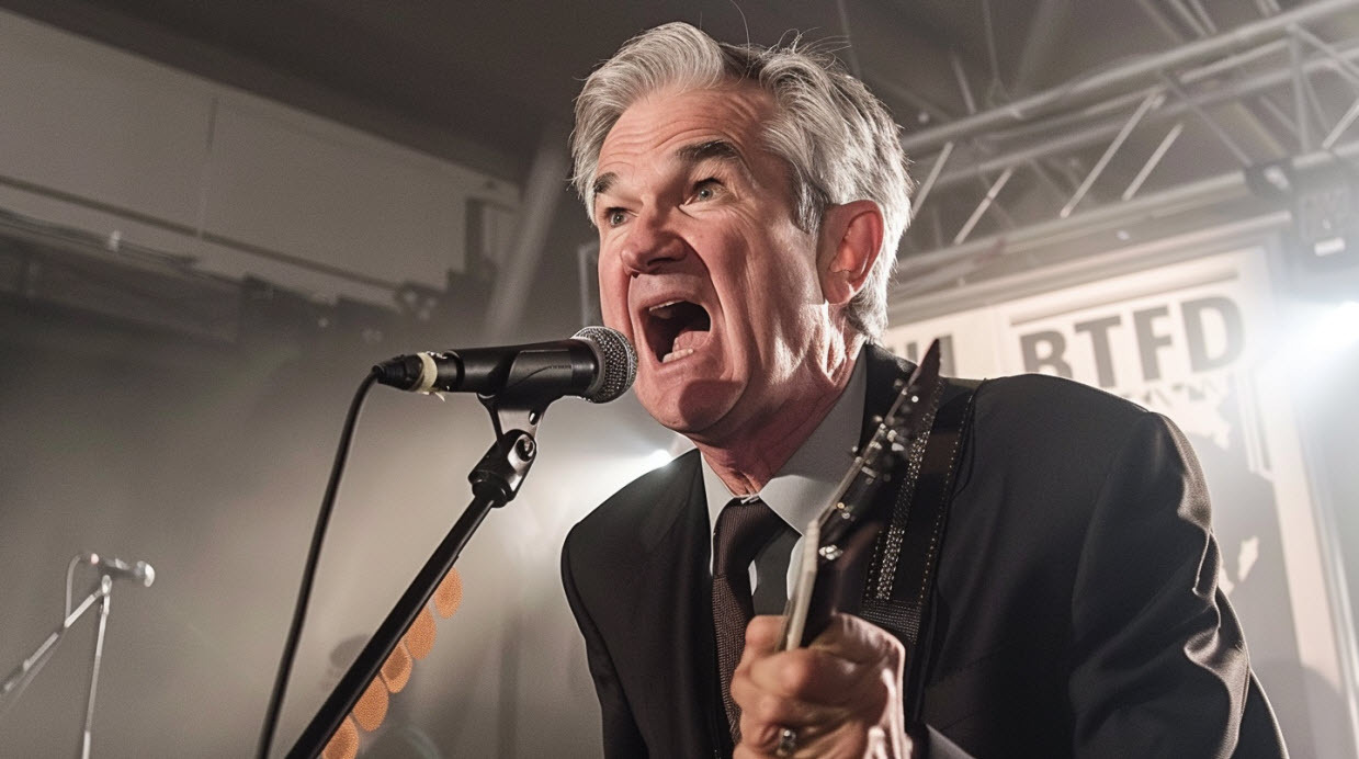 Powell BTFD rock guitar AI image