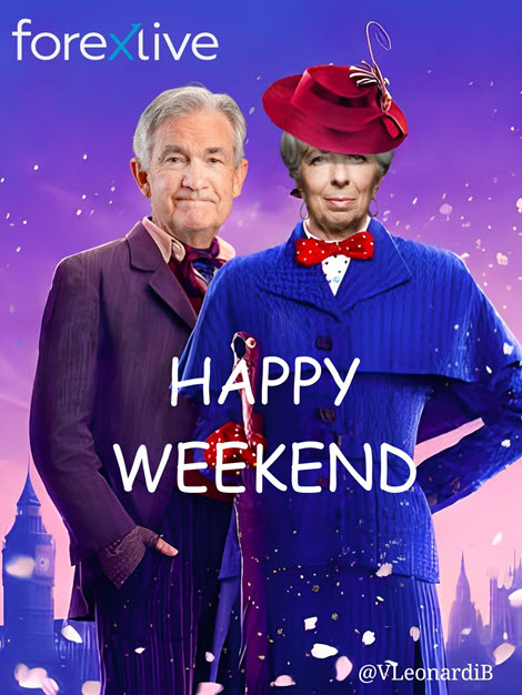 Powell Lagarde fancy happy weekend