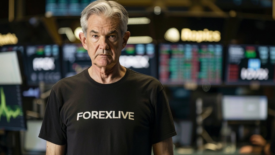 Powell forexlive tshirt AI image