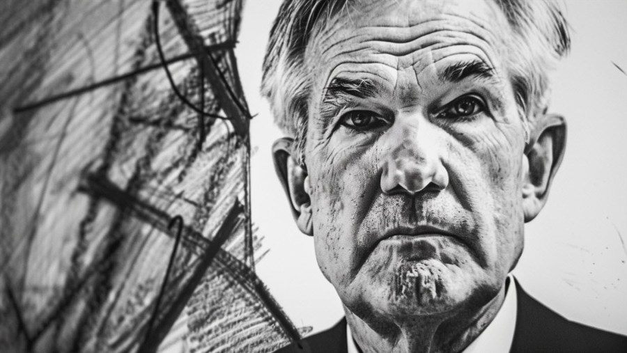 Powell portrait AI pencil