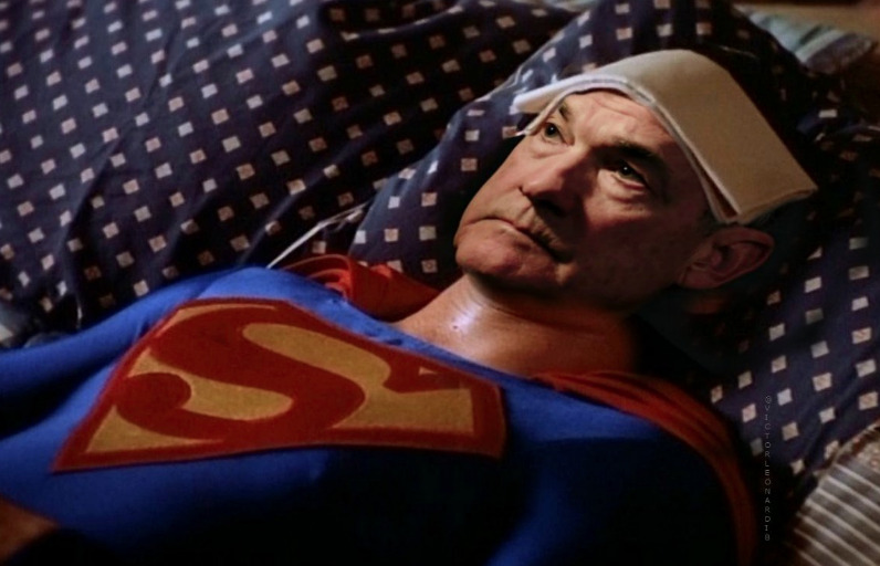 Powell superman meme headache