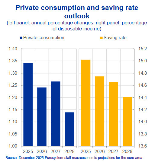 Private consumption and saving rate outlook