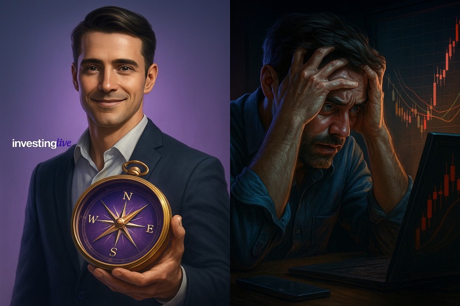 Profitable tradeCompass trader vs. losing trader