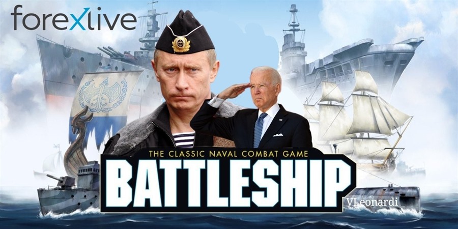 Putin Biden battleship meme