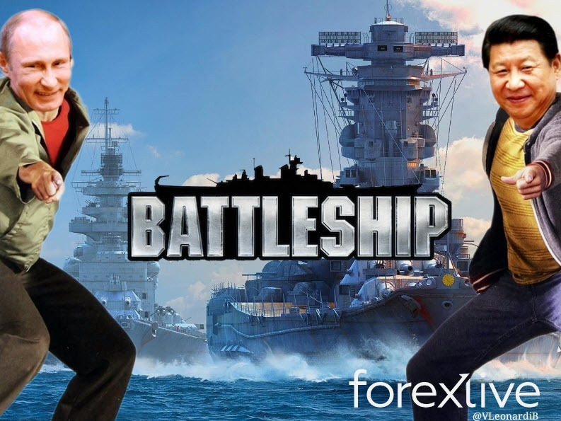 Putin Xi JinPing battleship Russia and China are to hold joint naval drills
