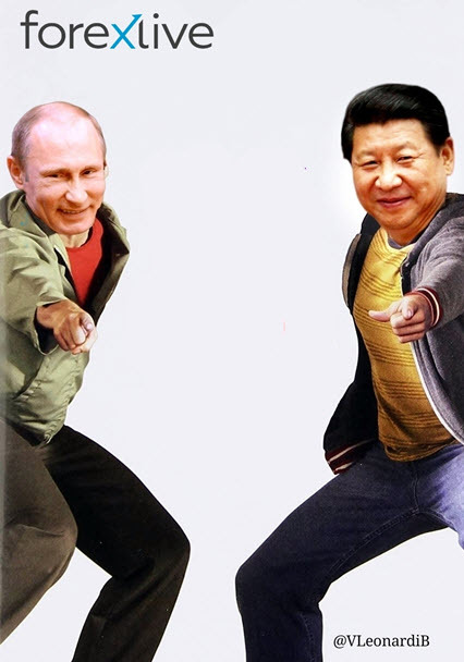 Putin Xi pointing meme