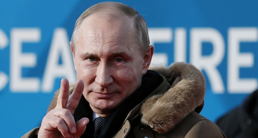 Putin ceasefire AI image