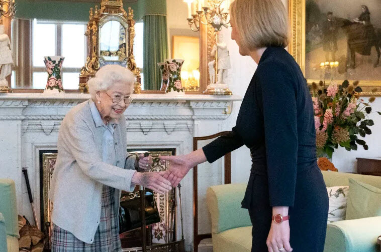 Queen Elizabeth and Liz Truss