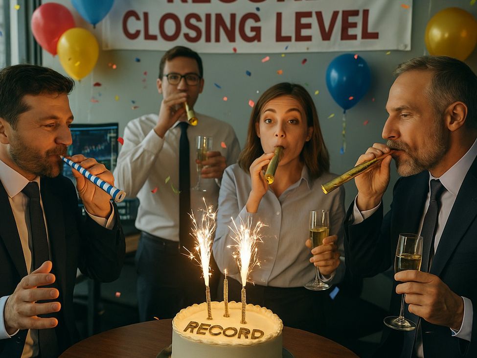 S&P and NASDAQ indices both close at record levels