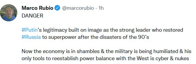 Rubio tweet